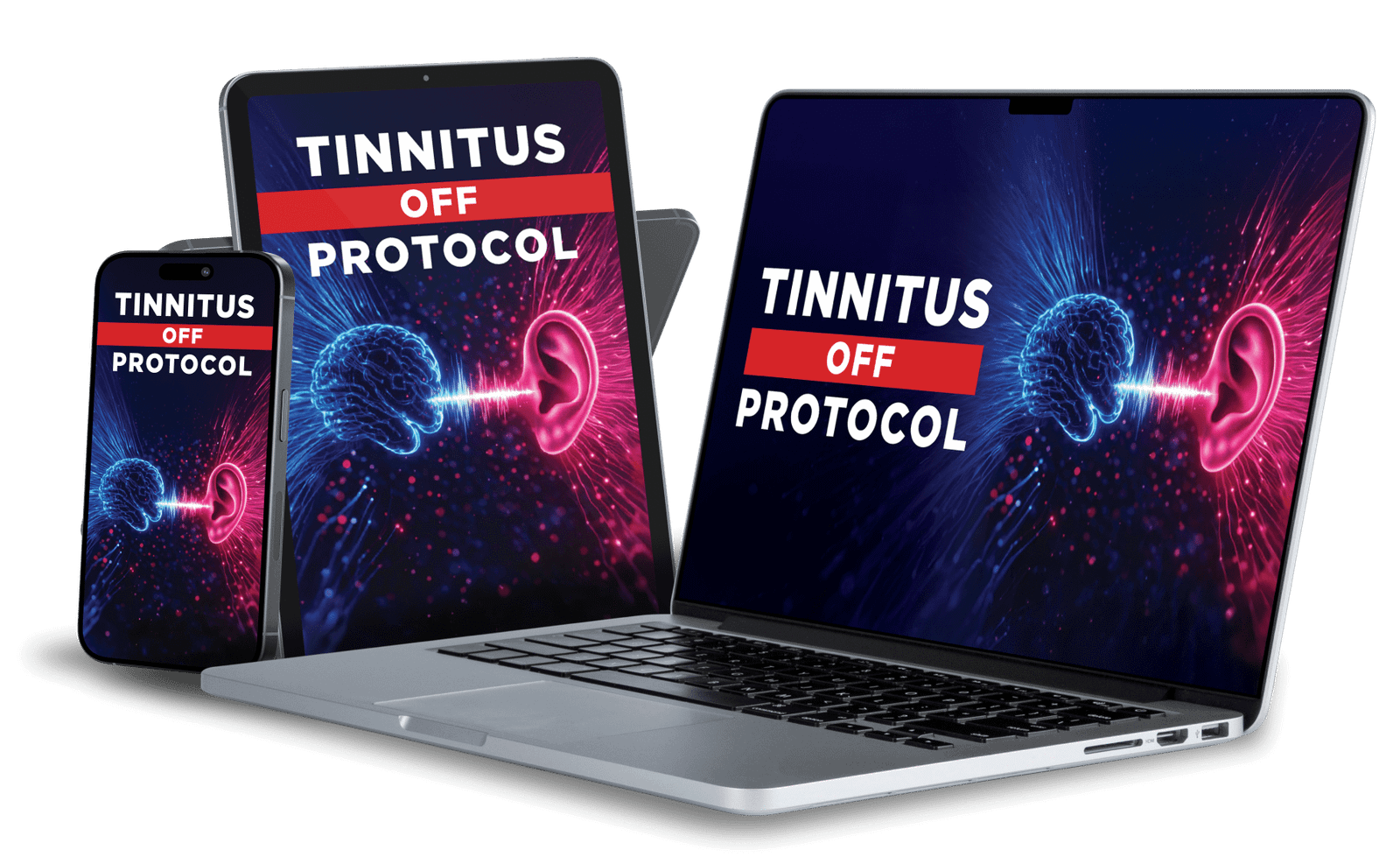 Tinnitus-Off Protocol sound-based program across devices